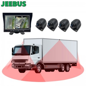 3D 1080P 360 Bus Paking Camera Car Reversing Aid Truck 360 Degree Camera View View Security System