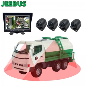 Σύστημα παρακολούθησης Supper HD 3D Car 360 Degree Surround Bird View 4 * 180 Degree Camera for Truck Driving Security Aid